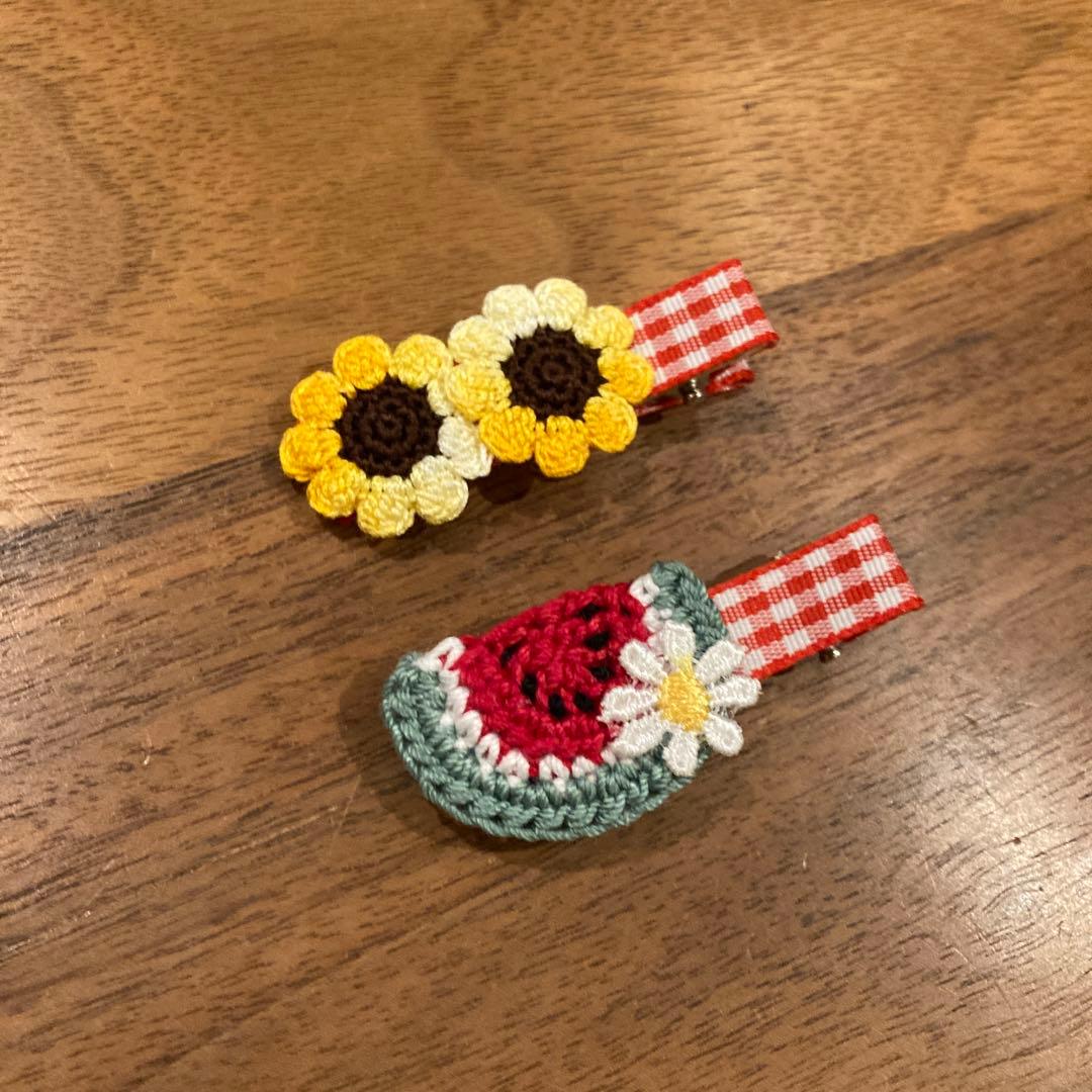 ワンコ様ご確認用☆ベビーヘアクリップ