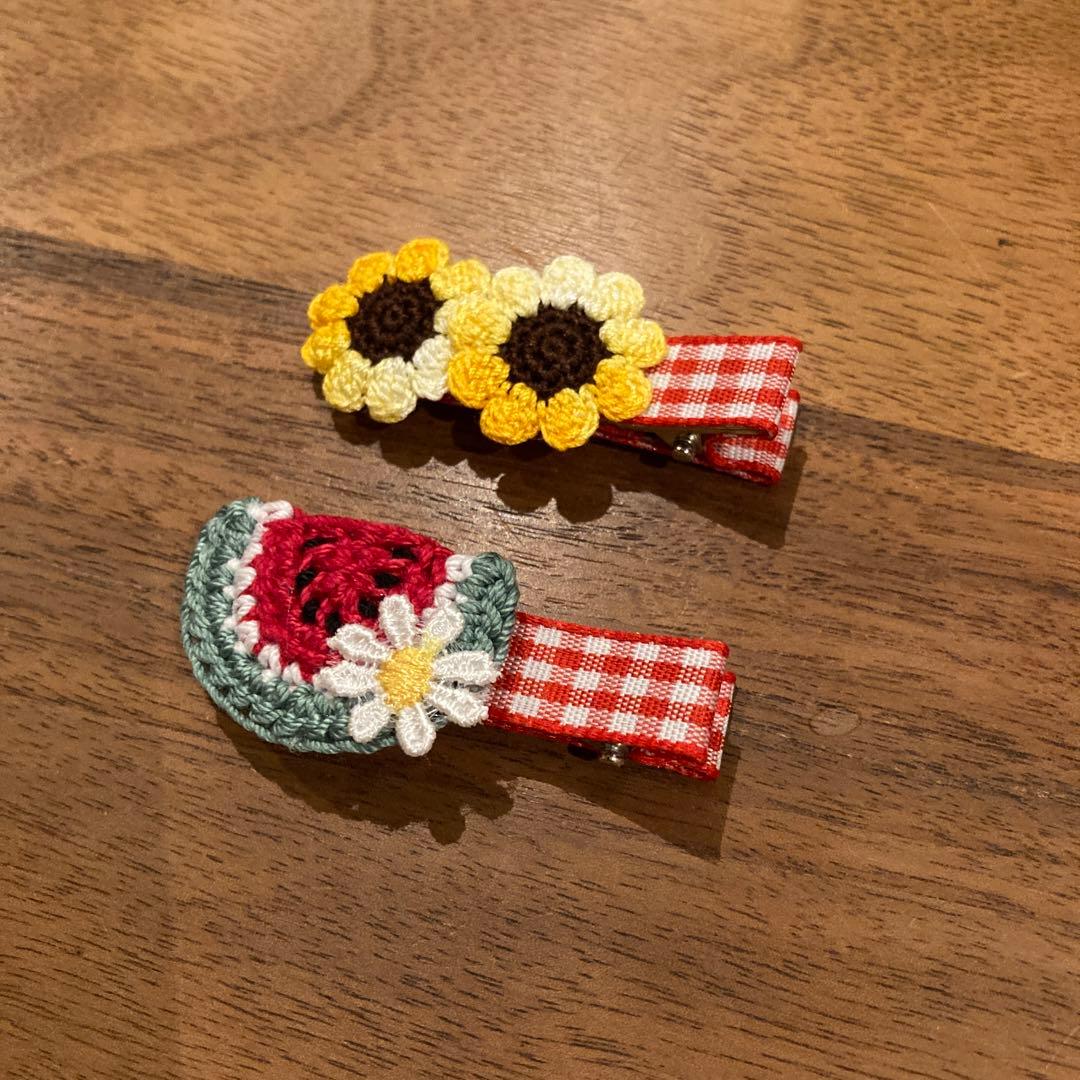 ワンコ様ご確認用☆ベビーヘアクリップ