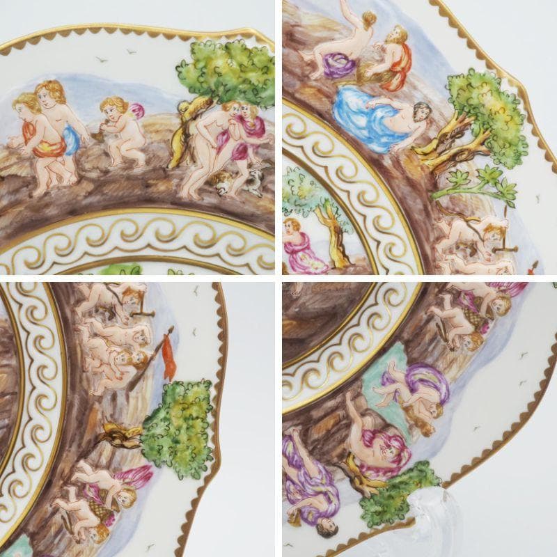 リチャードジノリ カポディモンテ プレート 22cm カラーレリーフ #5