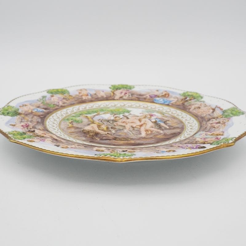 リチャードジノリ カポディモンテ プレート 22cm カラーレリーフ #5