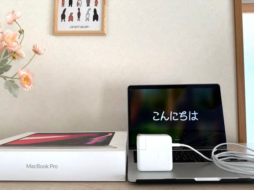 MacBook Pro 13インチ シルバー 箱、カバー付き