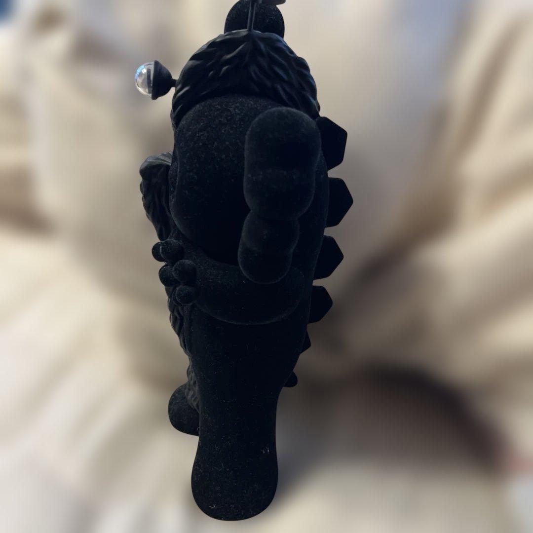 メディコムトイ KAWS カウズ KACHAMUKKU ブラック ガチャピン