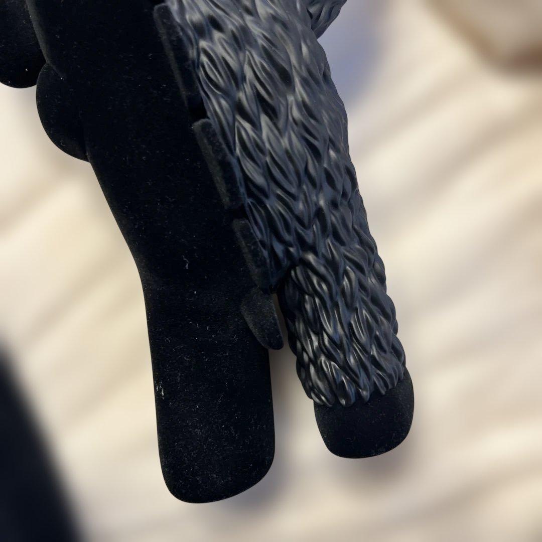 メディコムトイ KAWS カウズ KACHAMUKKU ブラック ガチャピン