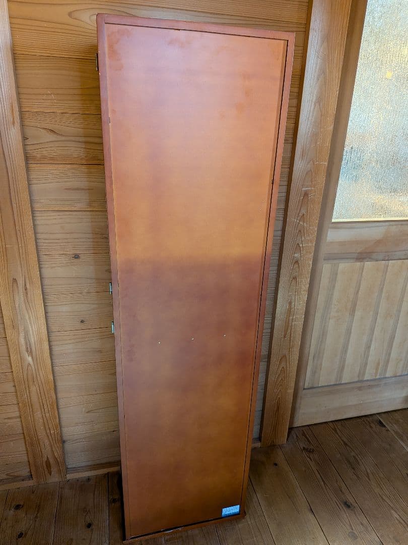 ①カルトーネ 木製 コレクションケース 塩川光明堂 飾り棚 ガラス6枚