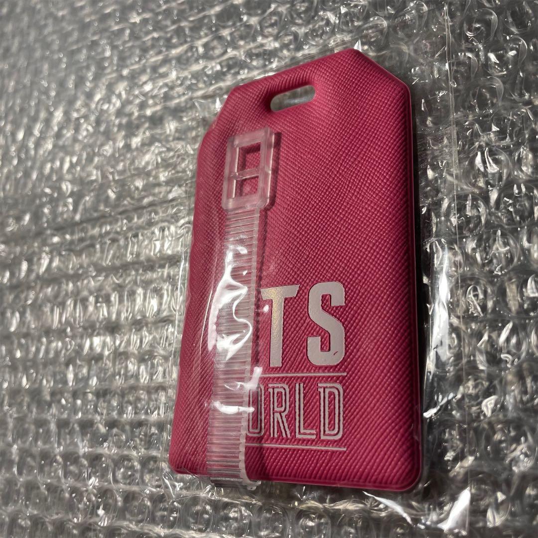 公式 bts world サントラ ラゲッジタグ トレカ