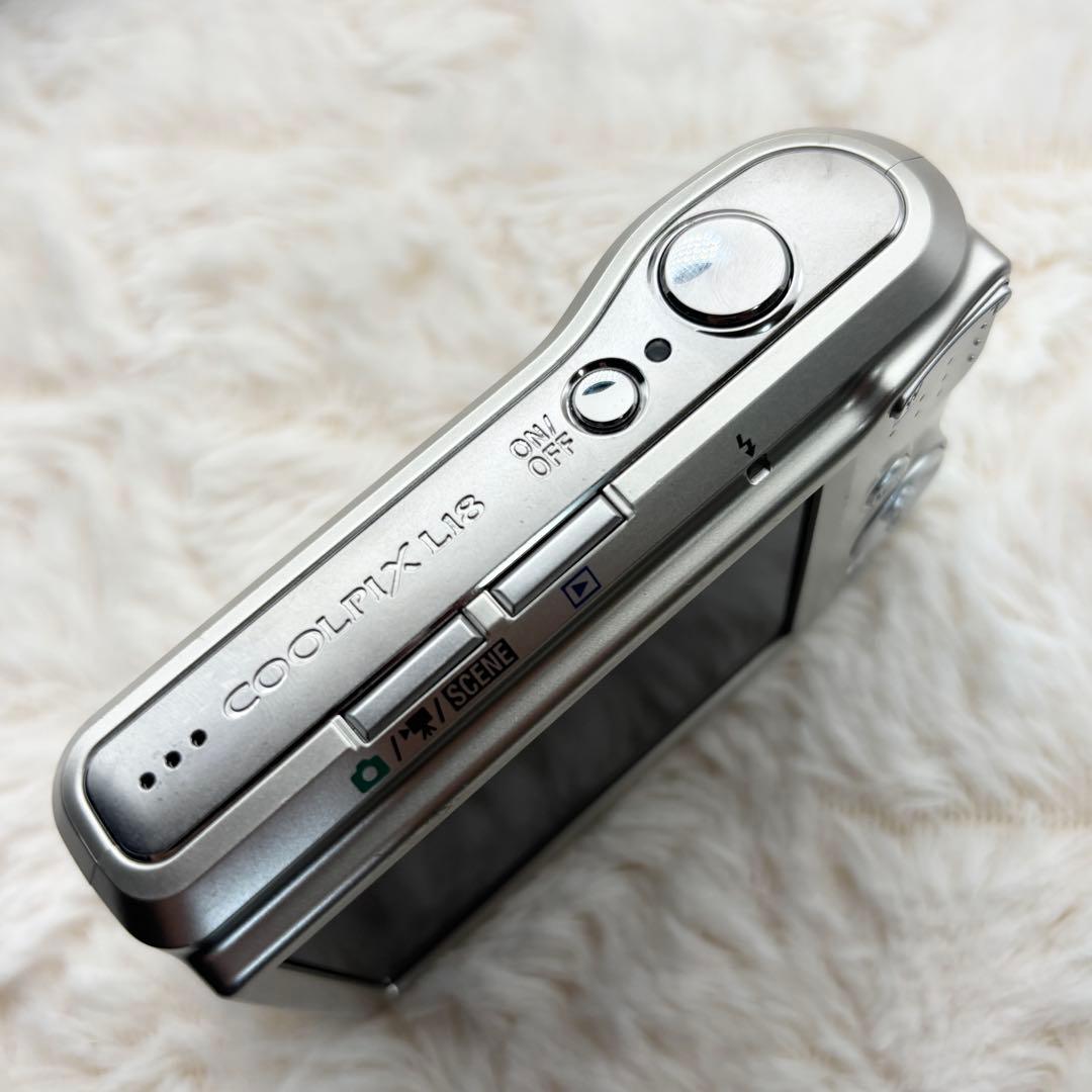 動作確認済み Nikon coolpix L18 シルバー 電池式