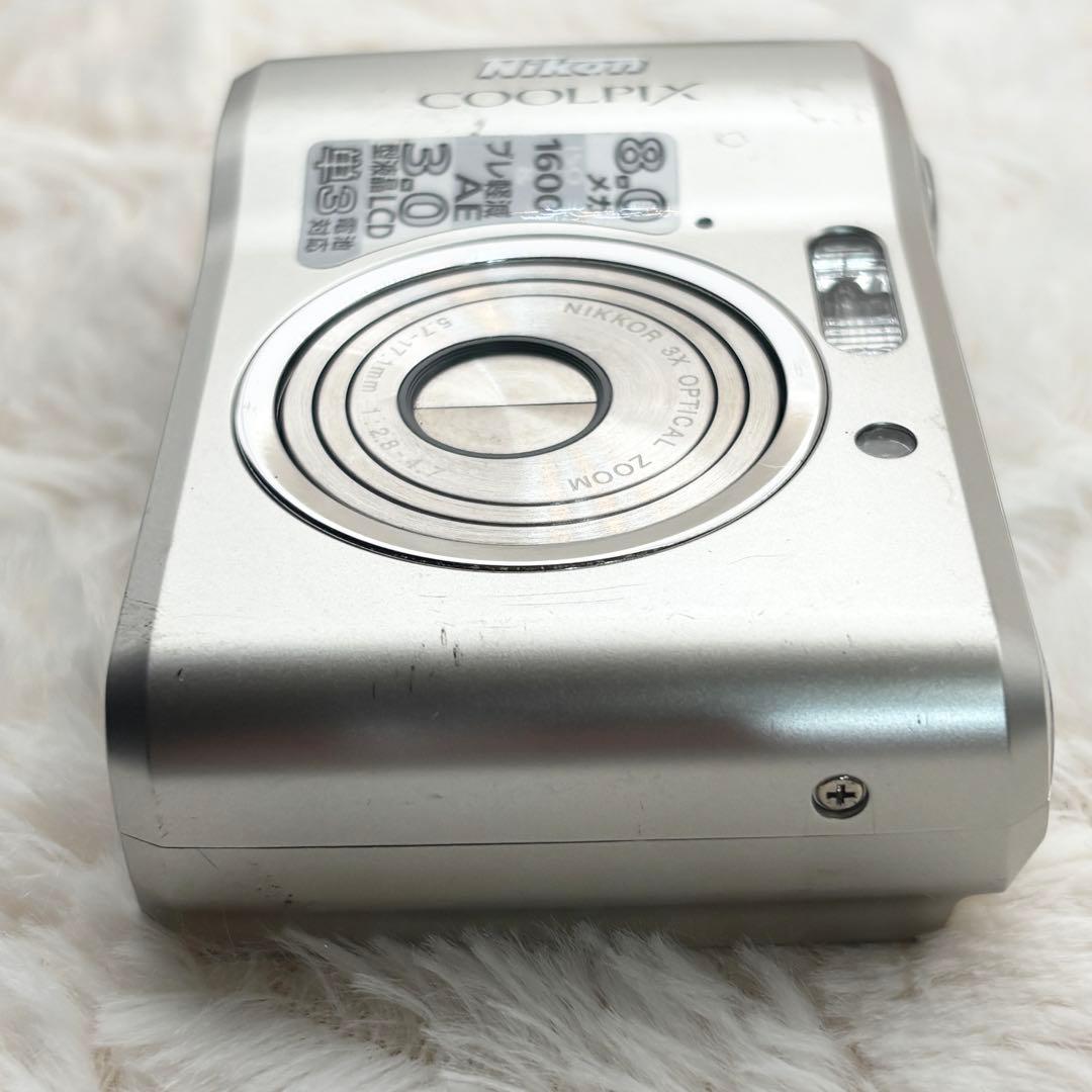 動作確認済み Nikon coolpix L18 シルバー 電池式