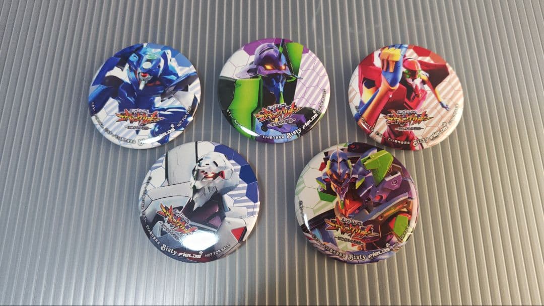 エヴァフェスフィールズ最新機種体験参加賞　缶バッチ　9種