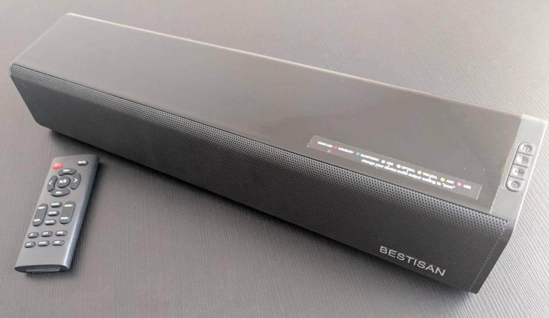 サウンドバー Bluetooth対応 2.0chテレビ用バー型スピーカー