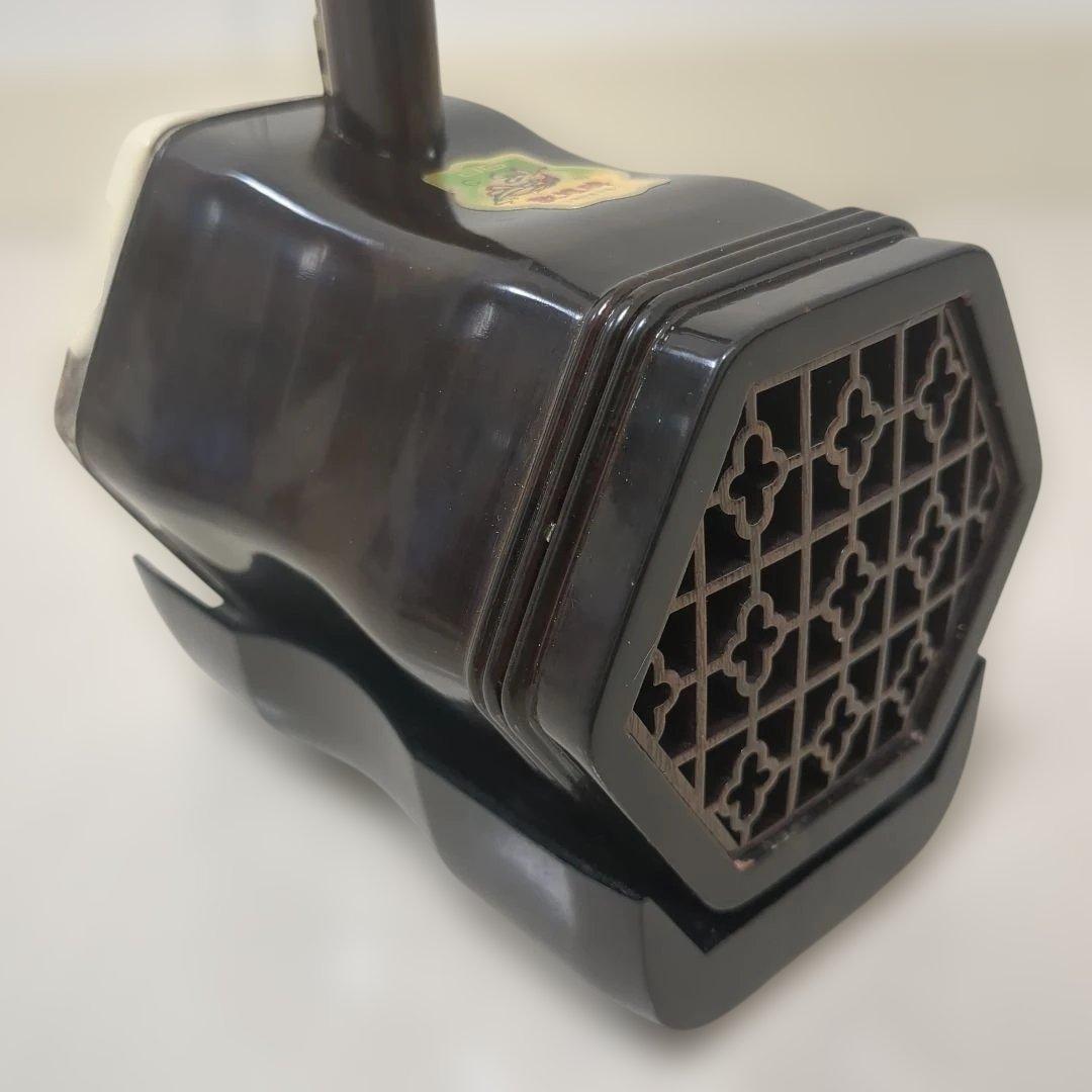 二胡　敦煌牌 上海民族楽器 ケース付き 蛇皮 弦楽器 入門用 六角筒
