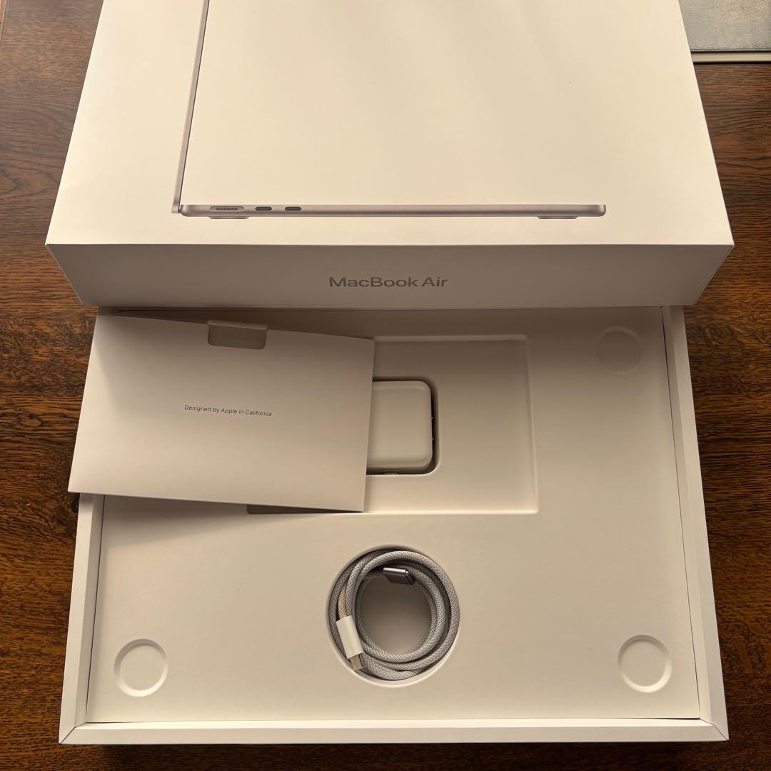 【ジャンク品】MacBookAir M3 (13インチ/8GB/512GB)