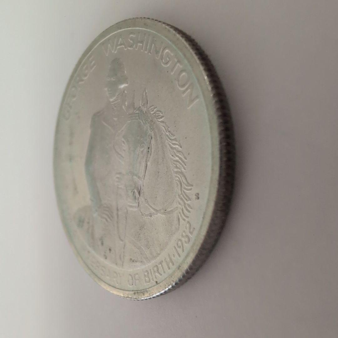 【認定書付】1982年 ジョージ・ワシントン シルバー ハーフダラー