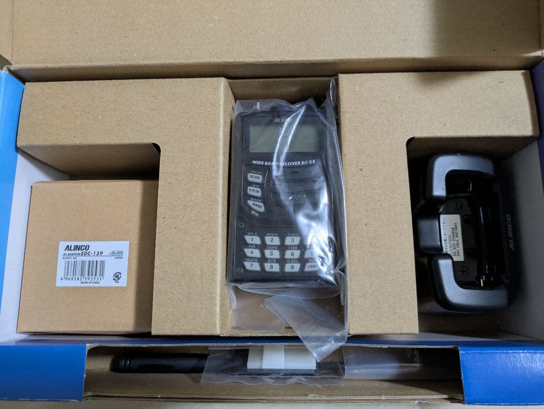 アルインコ DJ-X8 ワイドバンドレシーバー 広帯域受信機