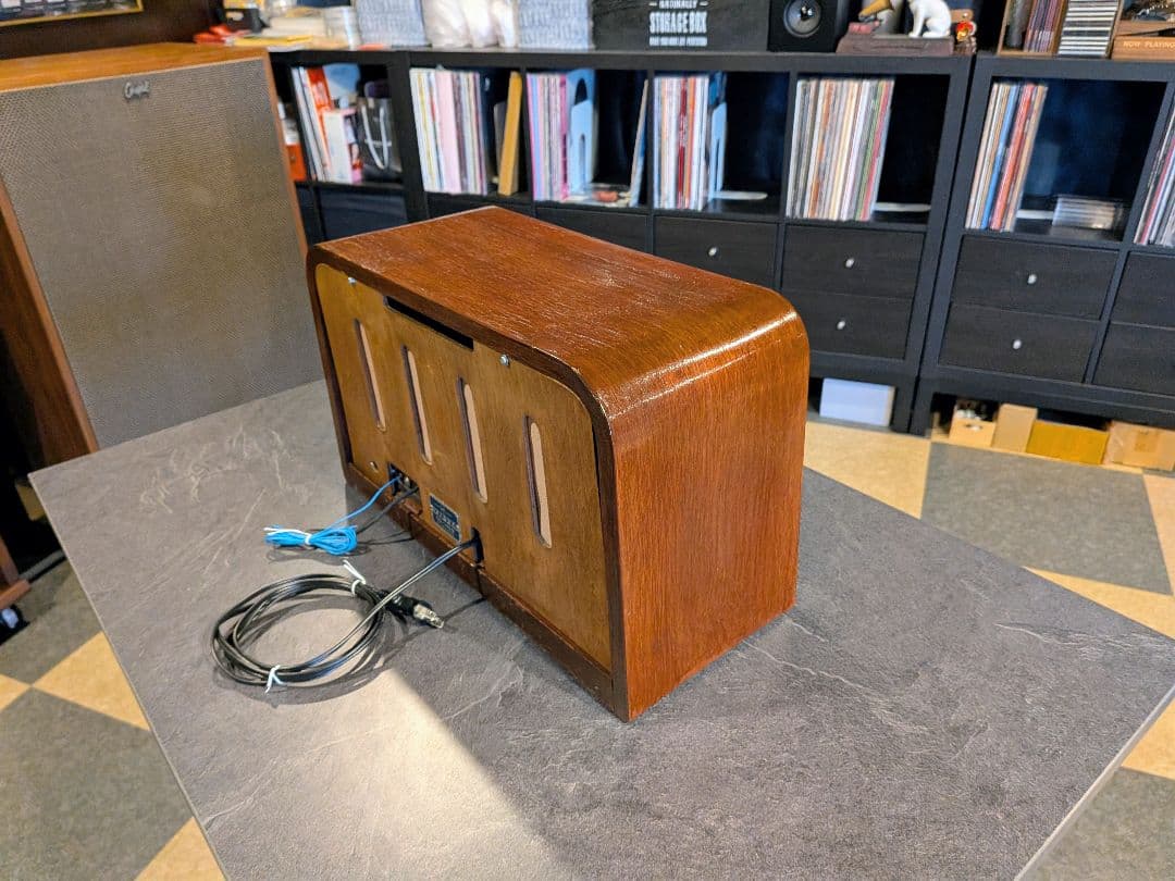 整備済 真空管ラジオ SANYO サンヨー SS-148 孔雀号 マジックアイ