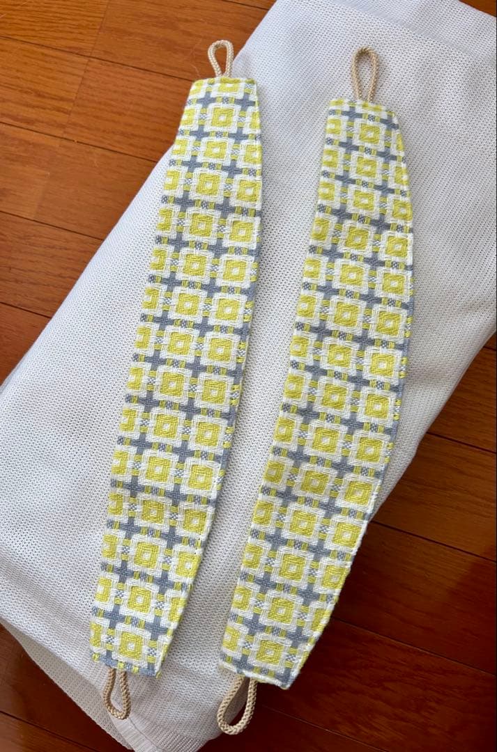 unico チェック柄カーテン（イエロー）、レースカーテン