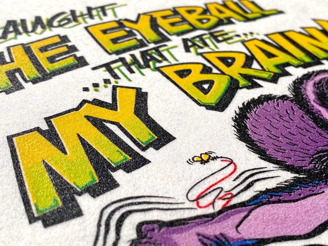 1992 Rat Fink Poster フェルト紙プリント •正規オリジナル品