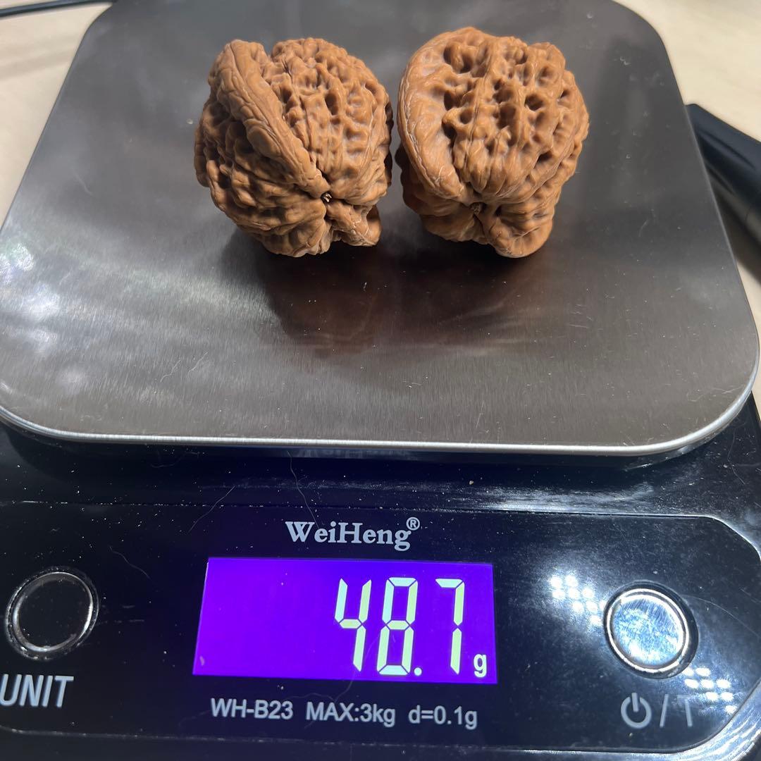 文玩堂：金公子ハイグレード文玩胡桃（48.7g）【【BOOS専用】】