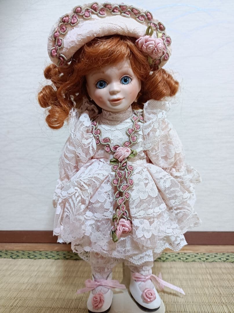 フランクリンミント社　ビスクドール　アンティークドール風 陶器 人形