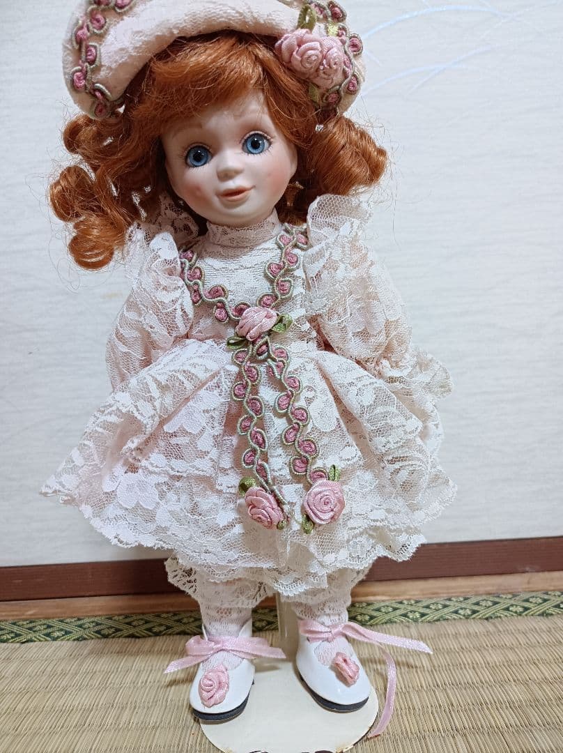 フランクリンミント社　ビスクドール　アンティークドール風 陶器 人形