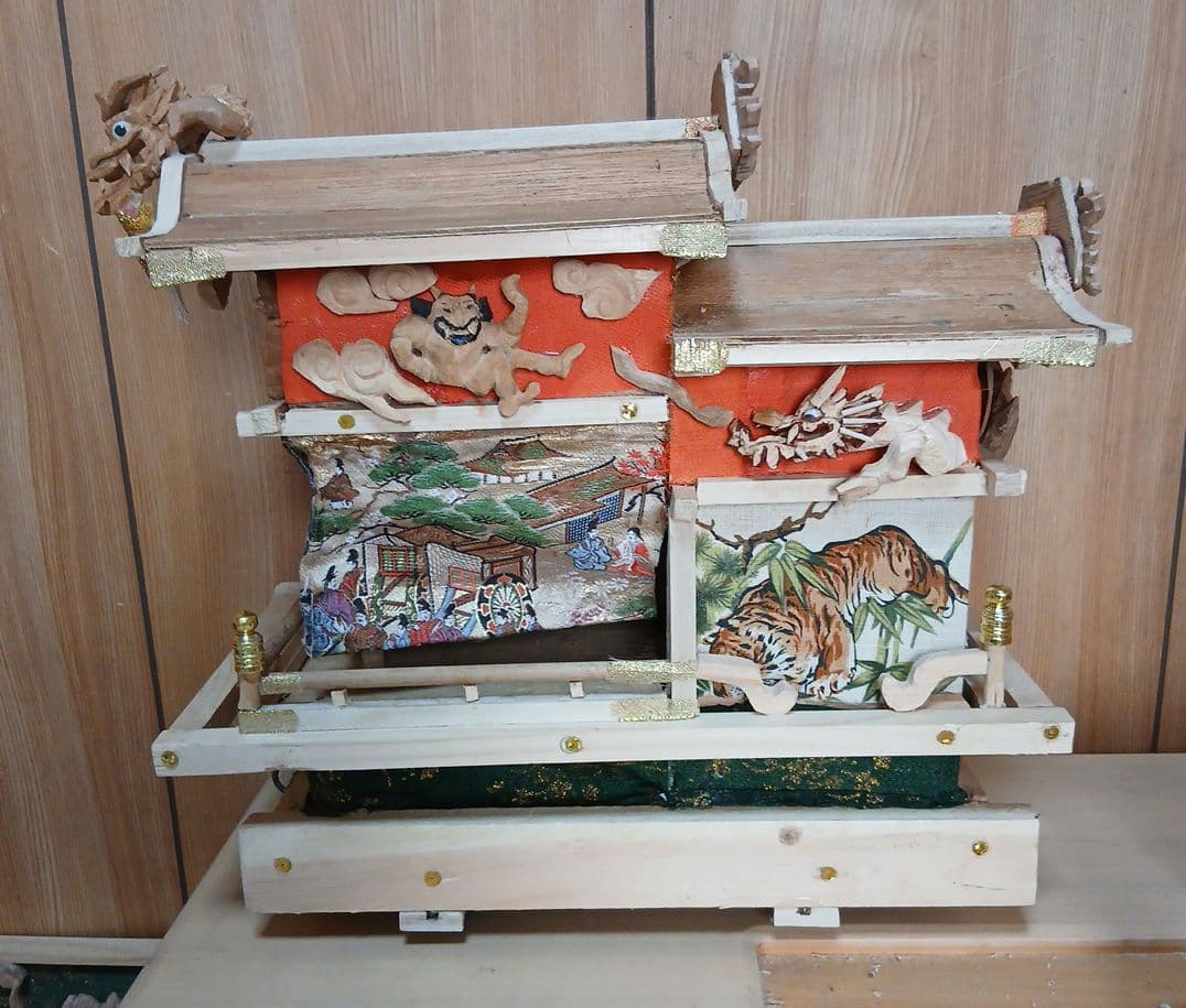 ミニだんじり工芸品