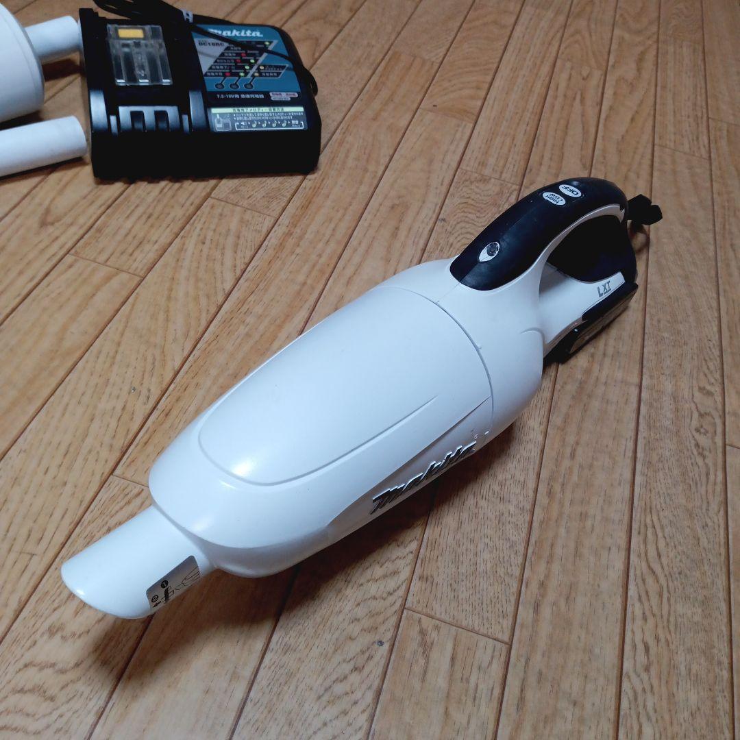 マキタ18V充電式クリーナCL181FD純正バッテリー、急速充電器、サイクロン付