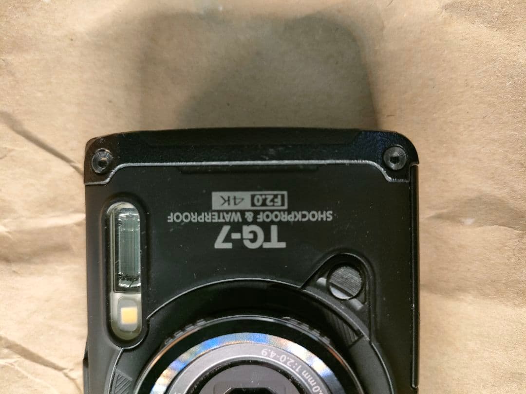 OM SYSTEM TG-7　ブラック(おまけLEDライトガイド)