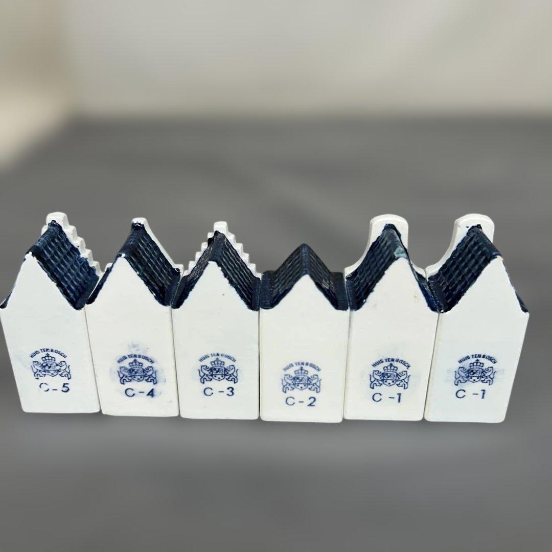 ハウステンボス・ミニチュアハウス・陶器製置物　B・C・F・E 計27個