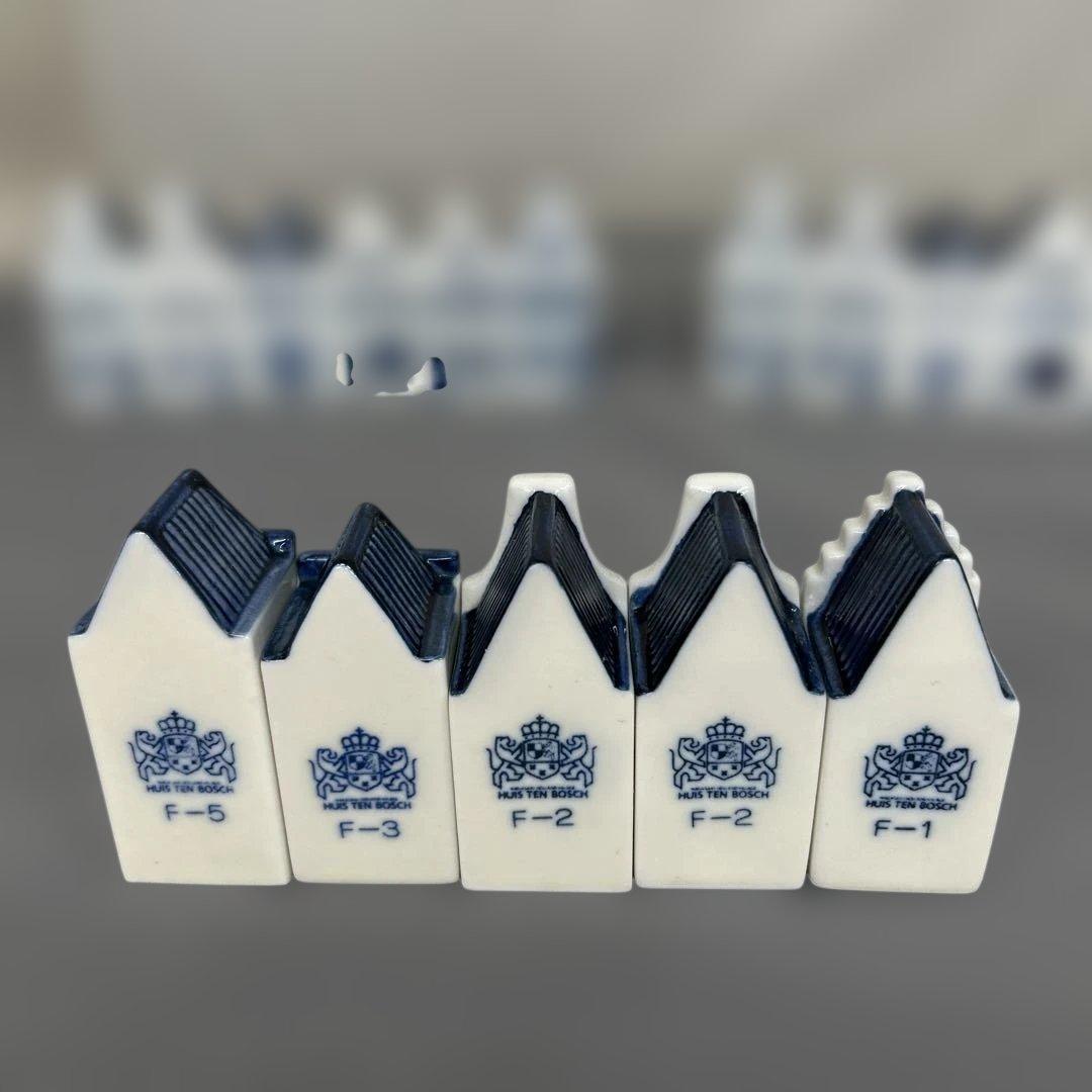 ハウステンボス・ミニチュアハウス・陶器製置物　B・C・F・E 計27個