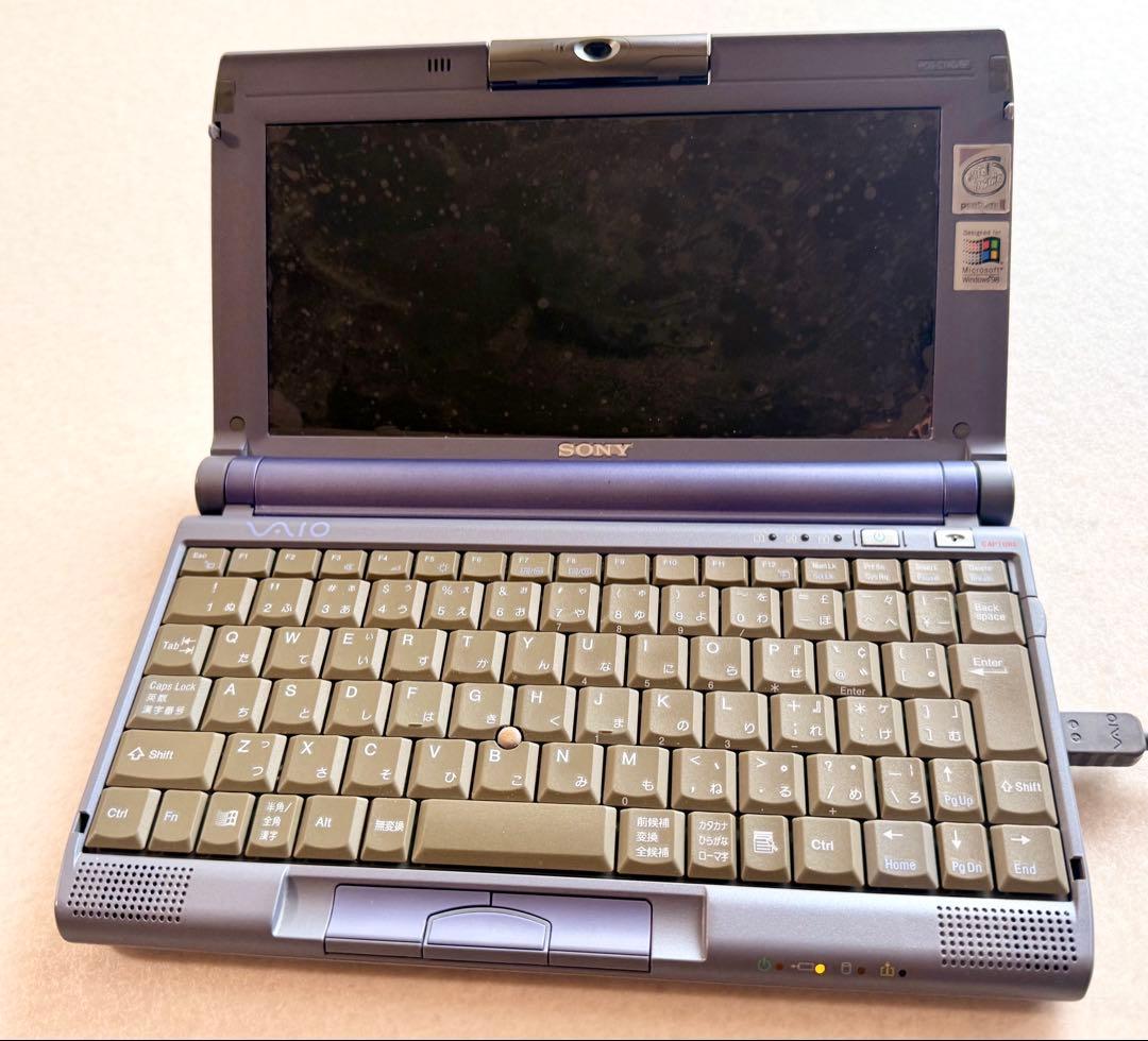 SONY VAIO PCG-C1XG HDD取外して発送