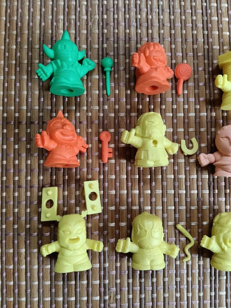 SDキン消しパート5フルセット　キン肉マン　消しゴム　キャラクター