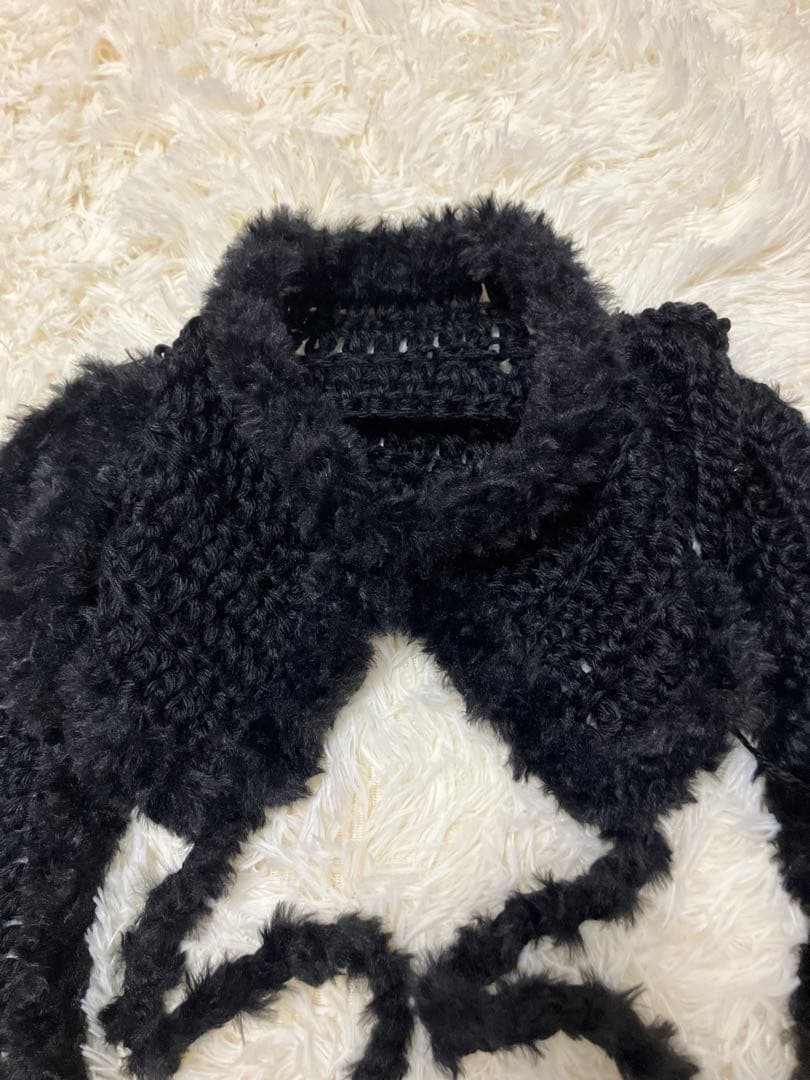 ヘッドドレス　うさ耳ニット帽　サブカル　地雷系　グランジ　猫耳帽子　☺︎