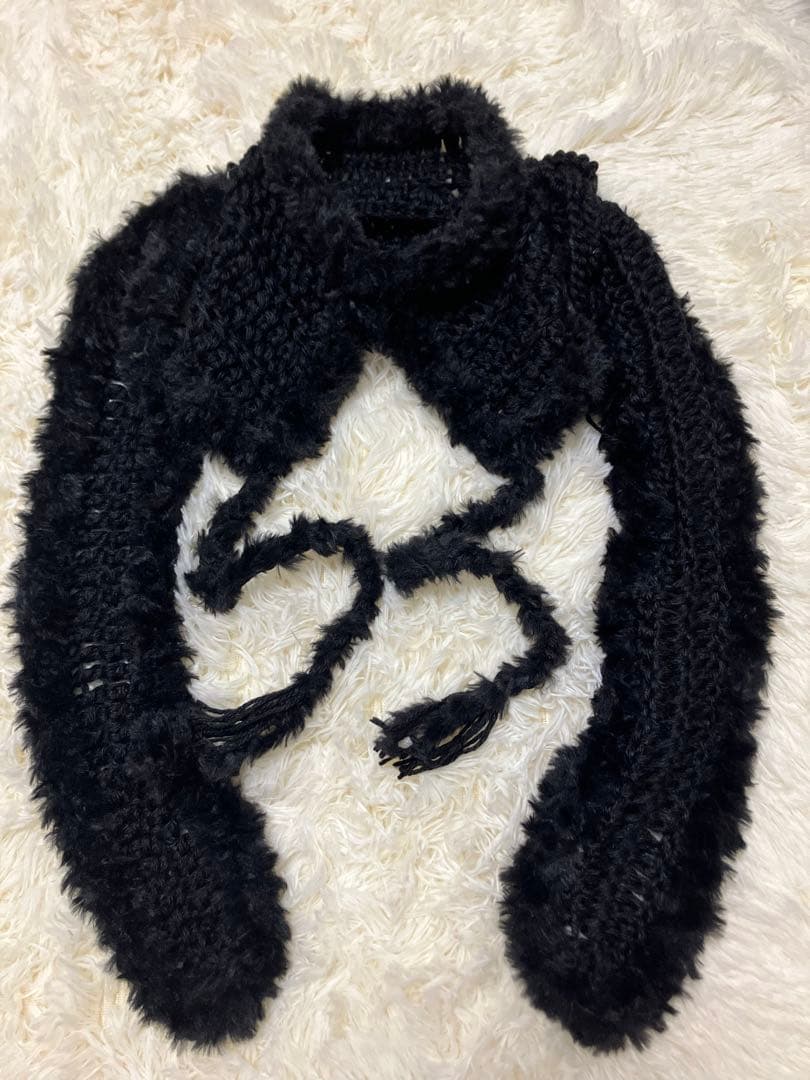 ヘッドドレス　うさ耳ニット帽　サブカル　地雷系　グランジ　猫耳帽子　☺︎