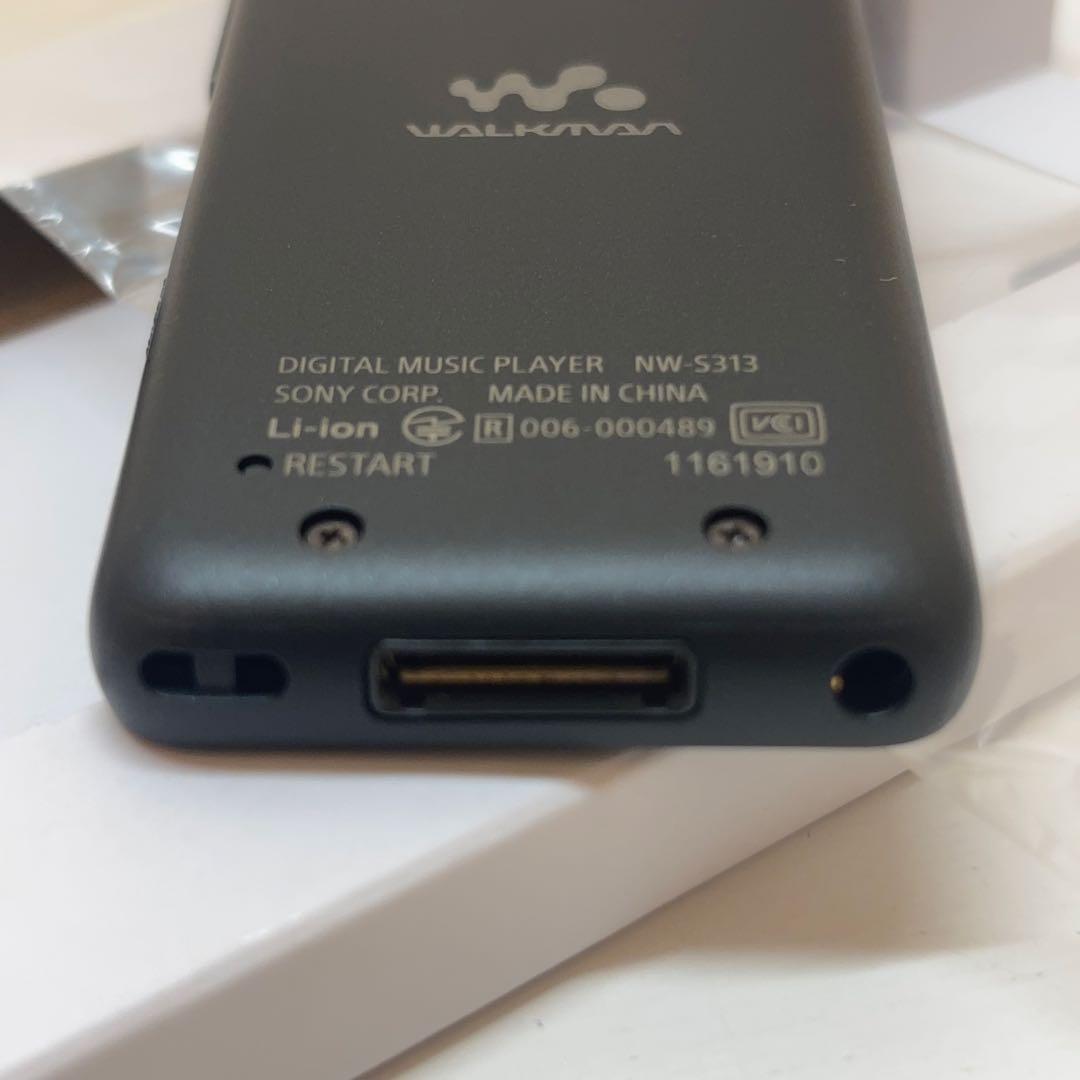 美品 SONY WALKMAN NW-S313 ブラック 付属品完備 4GB