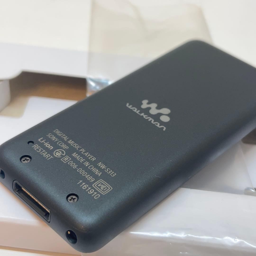 美品 SONY WALKMAN NW-S313 ブラック 付属品完備 4GB