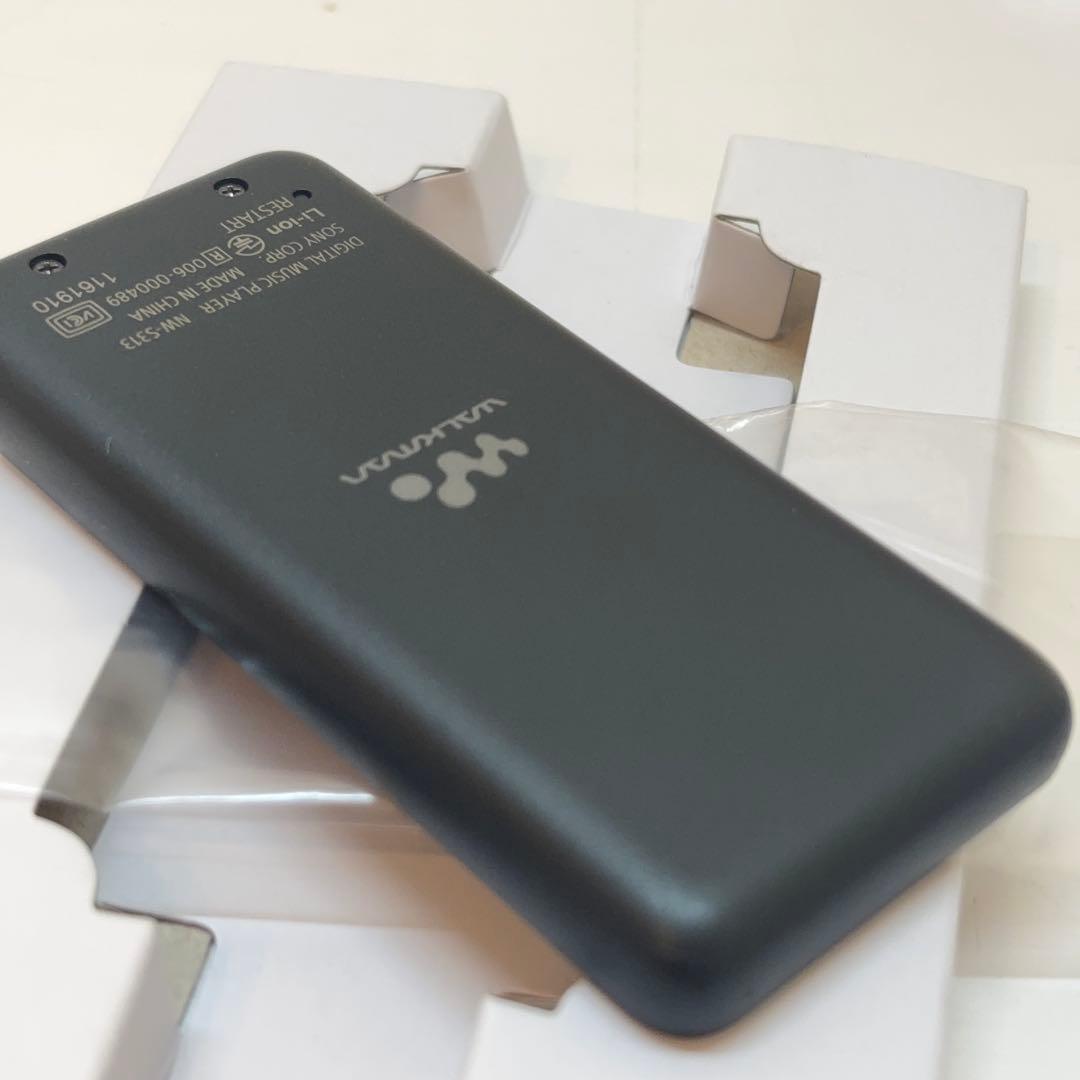 美品 SONY WALKMAN NW-S313 ブラック 付属品完備 4GB