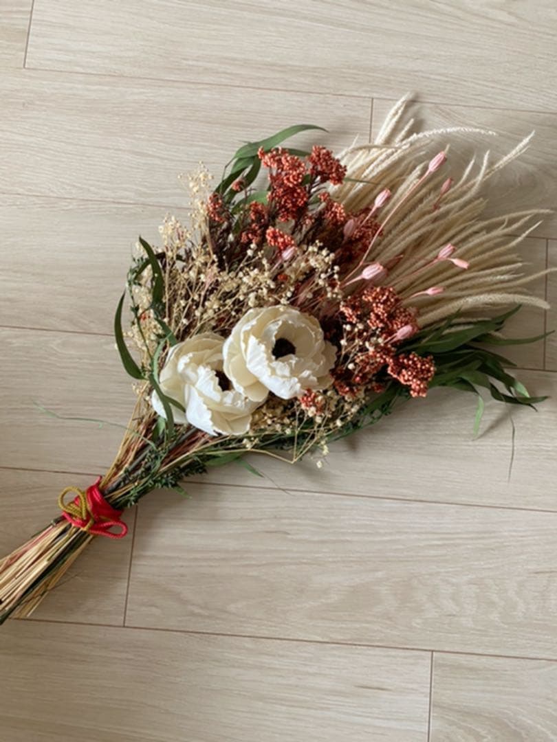 【良品】ハンドメイド ドライフラワー ブーケ