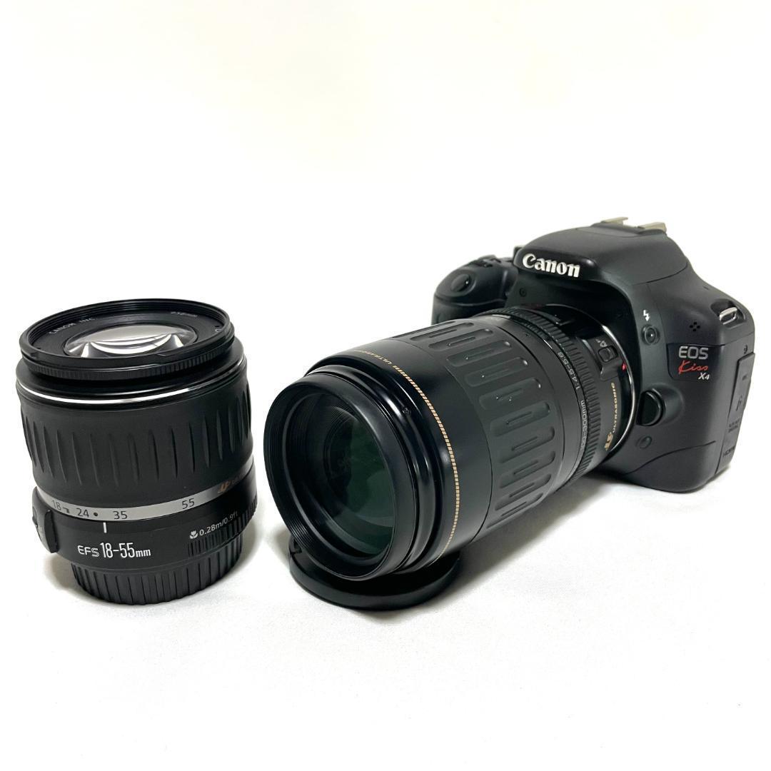 広角から望遠まで✨ Canon EOS Kiss X4 超望遠Wレンズセット