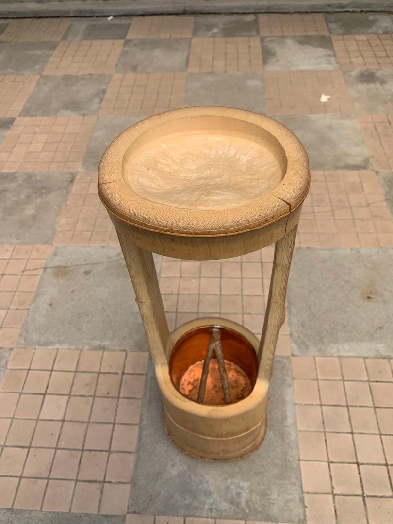 竹器　一重高窓根付