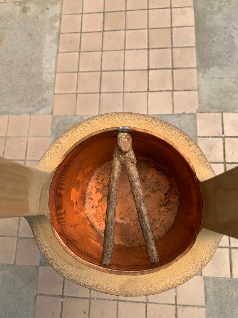 竹器　一重高窓根付