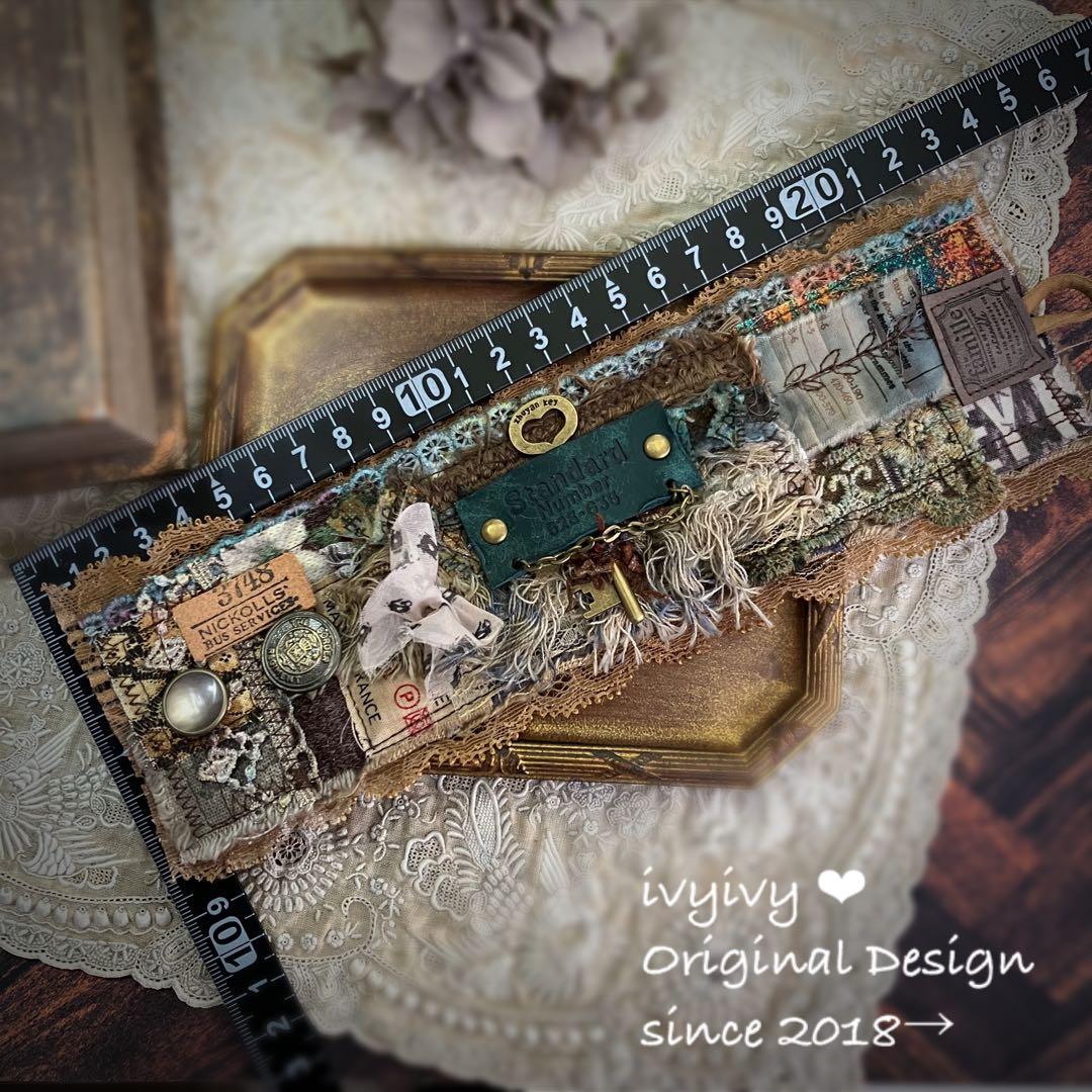 ✳️vintage調 Collage Cuff bracelet 鍵
