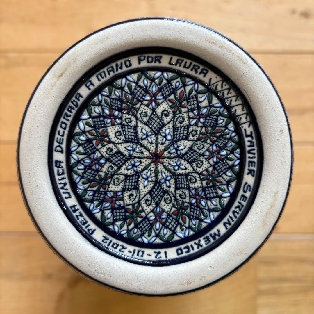 ☆希少☆ セルビン焼き　Javier Servín　花瓶　フラワーベース　花器