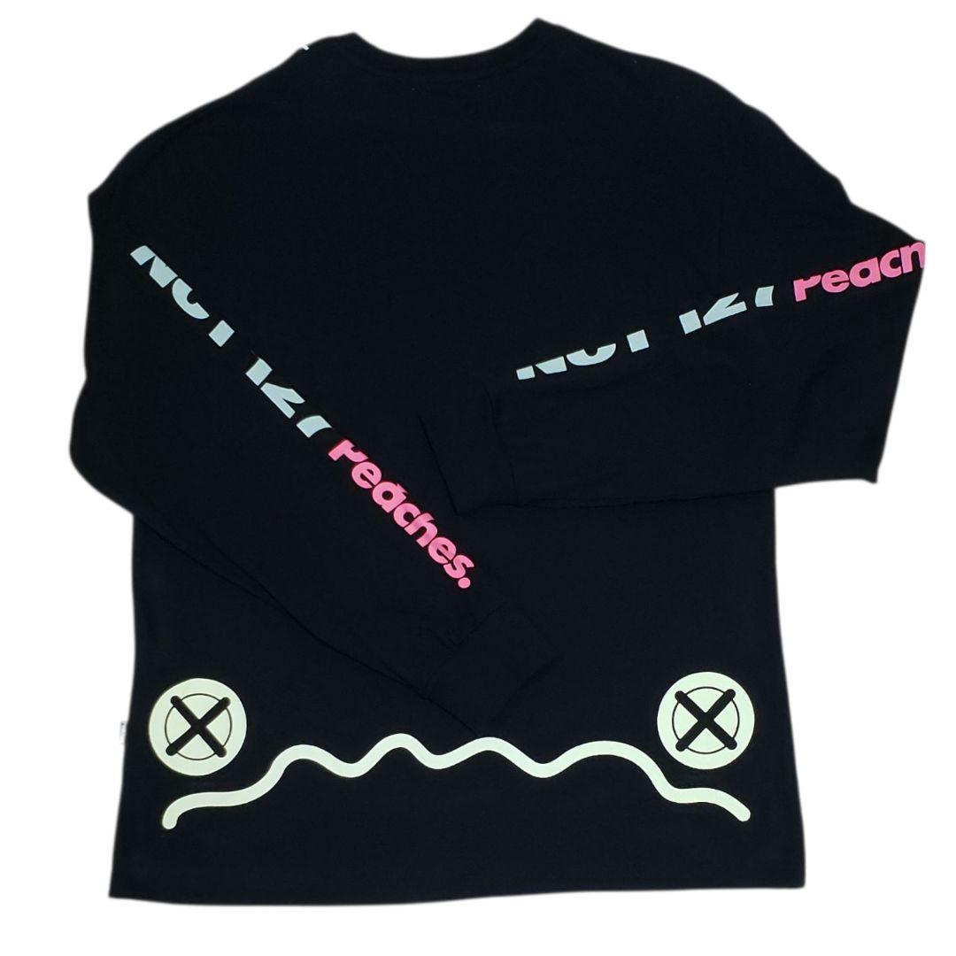 nct127×peaches　コラボ　限定ロングスリーブTシャツ　希少　ブラック
