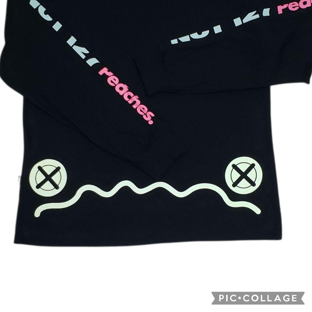 nct127×peaches　コラボ　限定ロングスリーブTシャツ　希少　ブラック