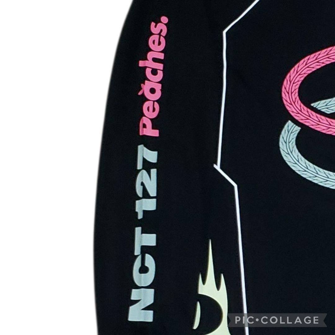nct127×peaches　コラボ　限定ロングスリーブTシャツ　希少　ブラック