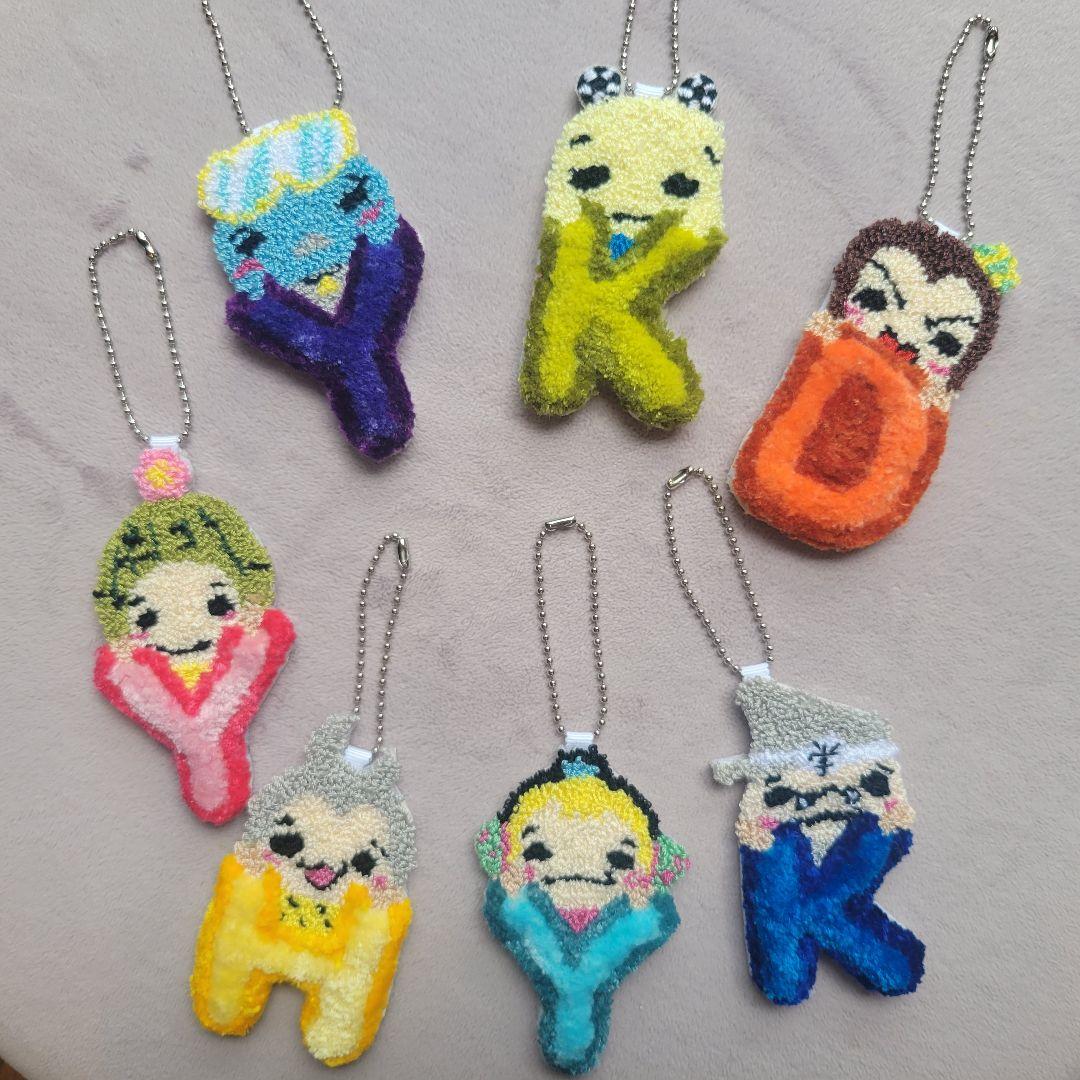 【15】アルファベットキーホルダーセット