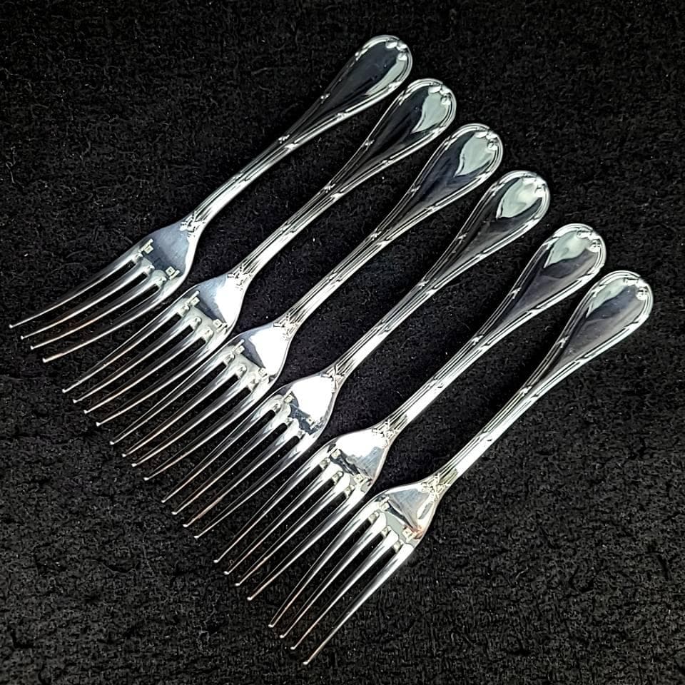 △美品△クリストフル　リュバン　デザートフォーク　6本