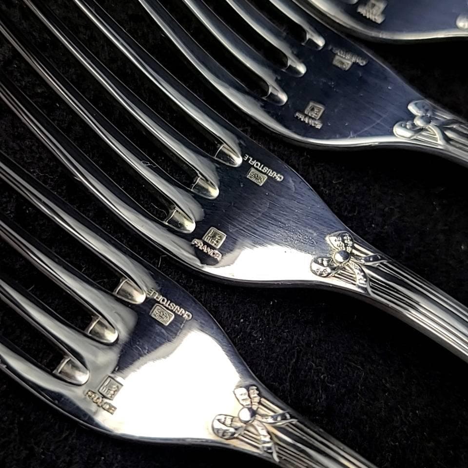 △美品△クリストフル　リュバン　デザートフォーク　6本