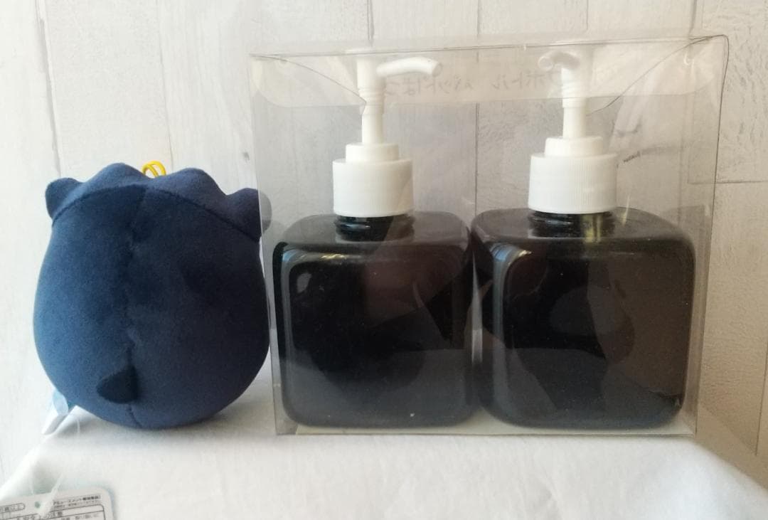 バッドばつ丸　メモ　ポンプボトル　キーホルダー　マスコット　ぬいぐるみ