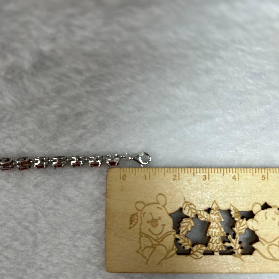 オレンジサファイア ブレスレット