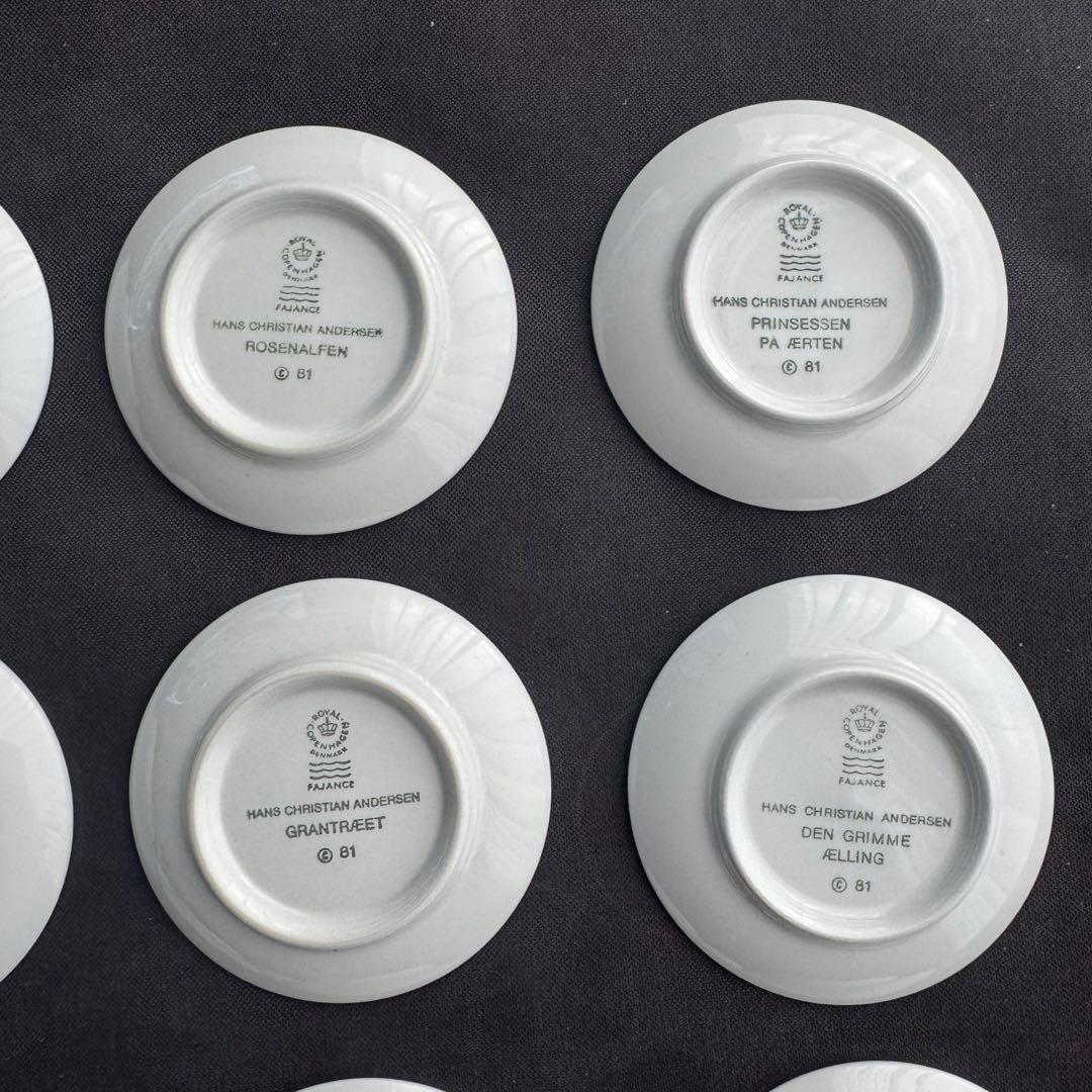   アンデルセン8cmミニチュアプレート25枚